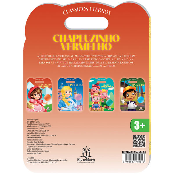 CLASSICOS ETERNOS CHAPEUZINHO 3